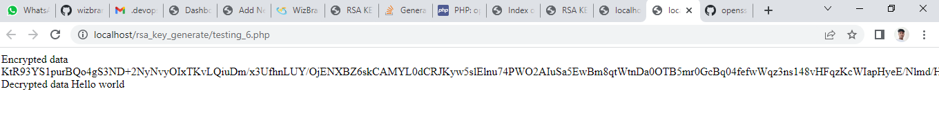 openssl_private_decrypt php